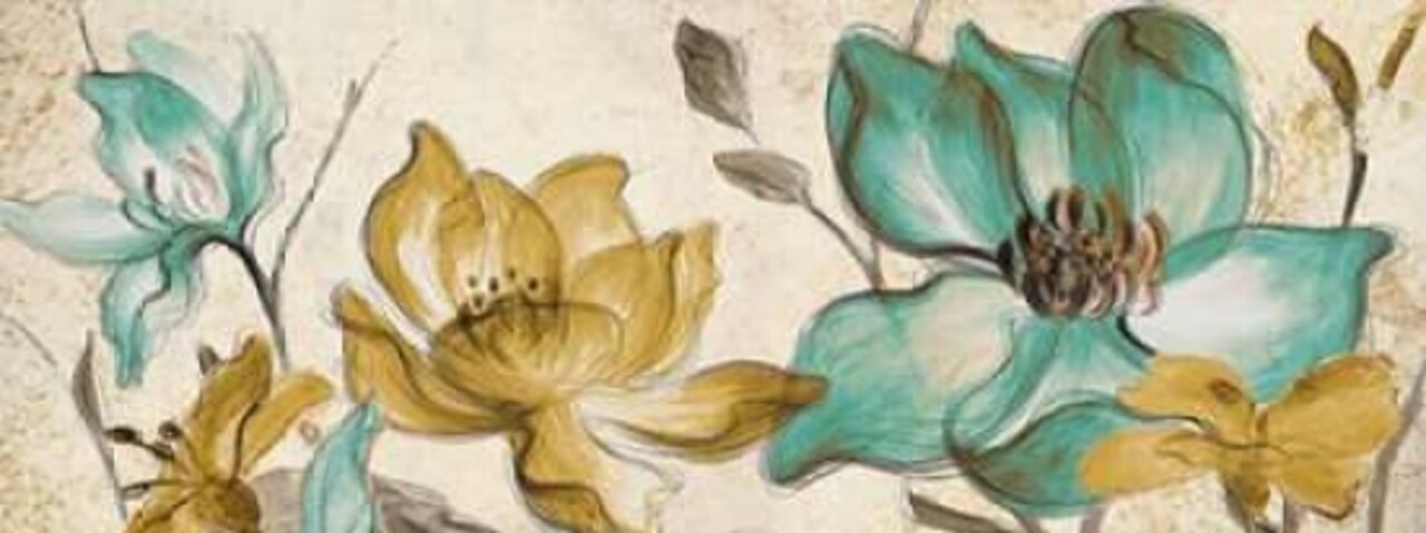 Whisper of Teal Panel II Poster Print by Lanie Loreth - Item # VARPDX9657A